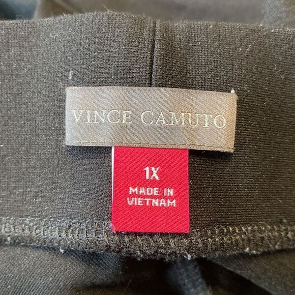 VINCE CAMUTO Black Ponte Leggings Plus Size - Picture 7 of 8